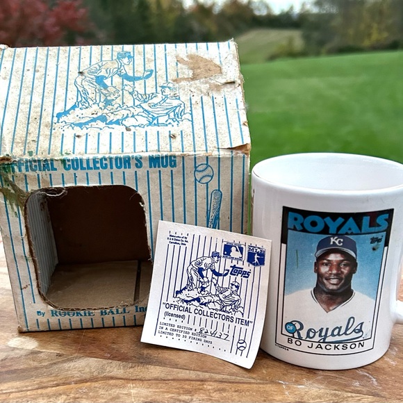 Topps Royals Bo Jackson Baseball Rookie Card Mug Numbered Limited Edition - Picture 11 of 13